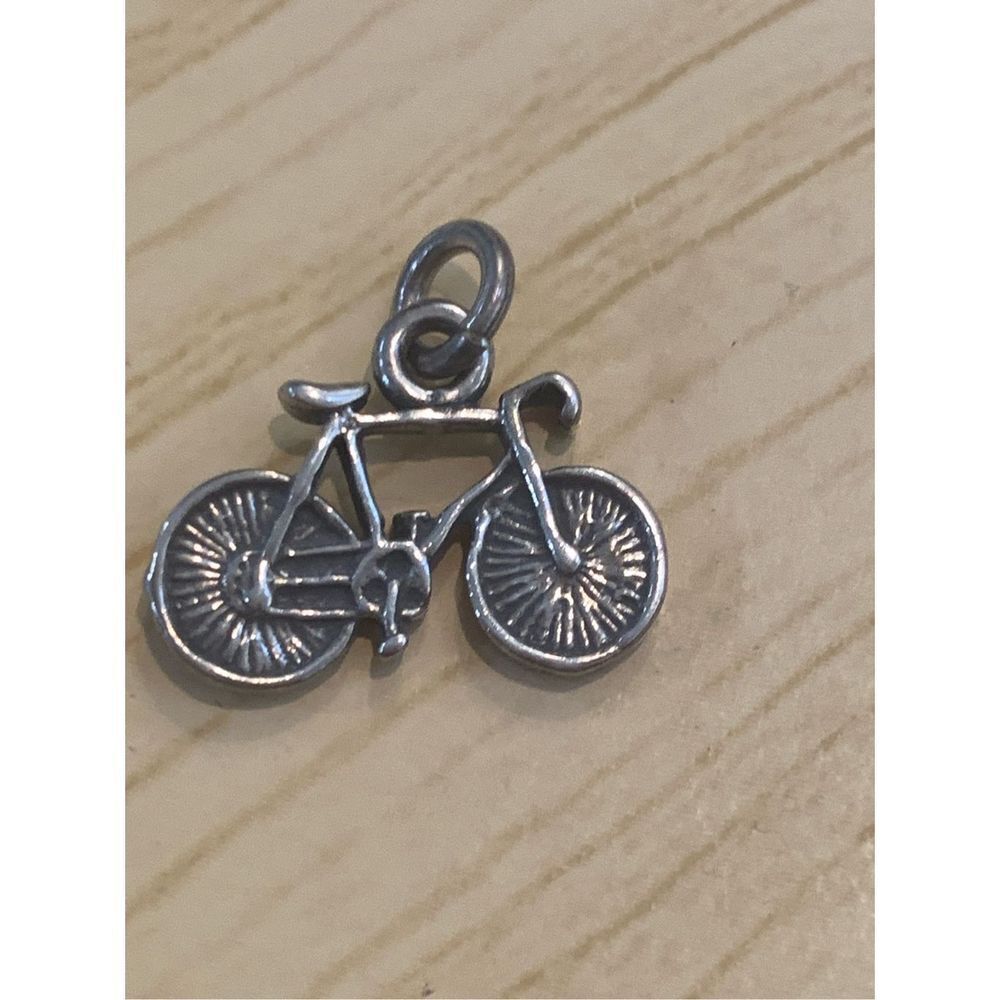 Bike Sterling Silver Jewelry Charm #sports #biking